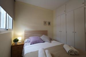 Postel nebo postele na pokoji v ubytování Salouhouses Apartment Cala Crancs