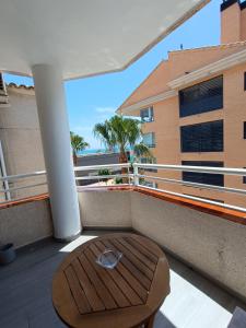 Balkón nebo terasa v ubytování JR apartment albir