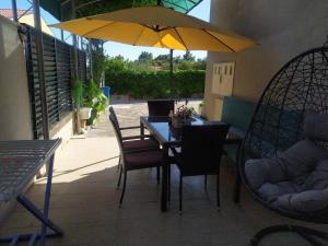 Patio nebo venkovní prostory v ubytování Apartman Mia