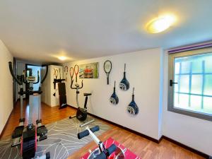 Posilňovňa alebo fitness centrum v ubytovaní Casa Areosa