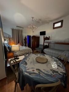 TV a/nebo společenská místnost v ubytování B&B Sole e Luna