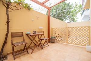 Balkón nebo terasa v ubytování Melissa Rooms Naxos