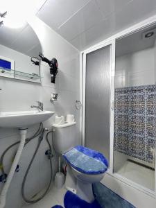 Koupelna v ubytování Dar Chefchaouen - Akchour Room