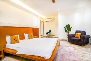 Ein Bett oder Betten in einem Zimmer der Unterkunft Hide-In Hostel Delhi