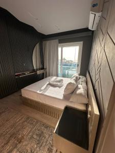 Postel nebo postele na pokoji v ubytování فندق الشاطئ رأس البر-Beach Hotel Ras Elbar