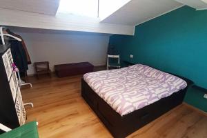 Ένα ή περισσότερα κρεβάτια σε δωμάτιο στο Moriconi Civico 9