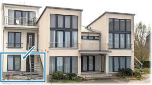 Budova, kde se apartmán nachází