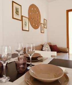 A seating area at La casa di Ieia