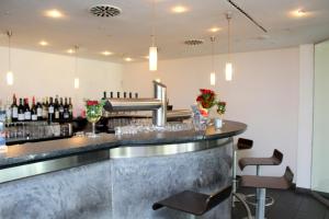 Lounge nebo bar v ubytování Hotel am Hirschgarten