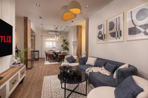 Posezení v ubytování Marina Resort New Alamein By Seven Seasons