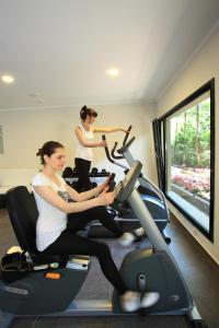 Het fitnesscentrum en/of fitnessfaciliteiten van Zeytinada Hotel