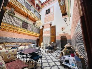 Posezení v ubytování Riad Dar Tahri & SPA