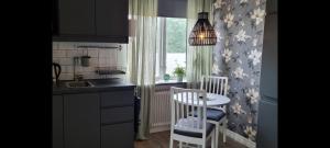 A cozinha ou kitchenette de Mysig 1a med Minispa, 20 min från Kinnekulle