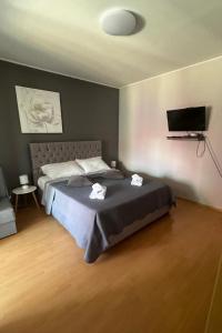Posteľ alebo postele v izbe v ubytovaní Apartments with a parking space Trogir - 12152 + 7 fotografií