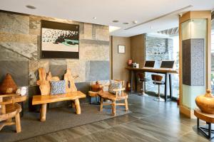 Χώρος καθιστικού στο Tenlien onsen Hot Spring Hotel