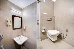 Koupelna v ubytování Super Hotel JP Palace