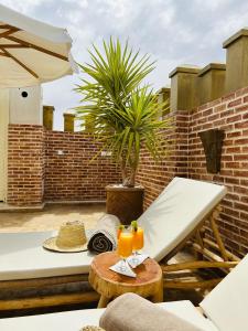 Istumisnurk majutusasutuses Luxe Nomade Marrakech & Spa