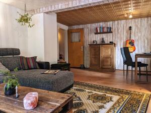 Posezení v ubytování Wohnung am Waldrand