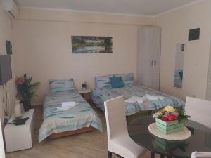 Postel nebo postele na pokoji v ubytování Apartments M&T