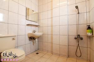 Koupelna v ubytování Liouciou Good Homestay