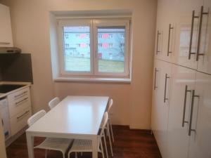 Kuchyň nebo kuchyňský kout v ubytování Apartmán ÁJA - Lipno nad Vltavou