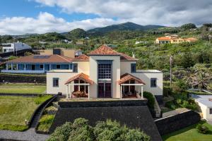 an aerial view of a house at Casa do Cerco in Água de Pau