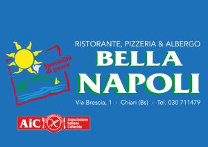 Certifikát, hodnocení, plakát nebo jiný dokument vystavený v ubytování Bella Napoli albergo Chiari