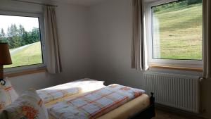 Postel nebo postele na pokoji v ubytování Haus Ellbrunn