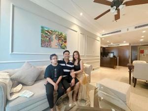 Χώρος καθιστικού στο Ocean view Luxury suites