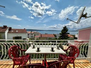 Balkón nebo terasa v ubytování APARTMAN NENO