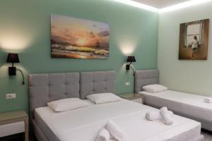 Postel nebo postele na pokoji v ubytování Franklin Rooms