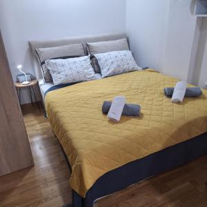 Postel nebo postele na pokoji v ubytování Studio apartman Delight Vrnjačka banja