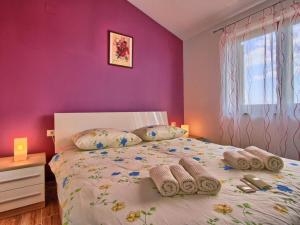 Postel nebo postele na pokoji v ubytování Stokovci Comfortable holiday residence + 32 fotografií