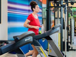 Fitness centrum a/nebo fitness zařízení v ubytování Hotel Times Square 913 São Paulo Moema
