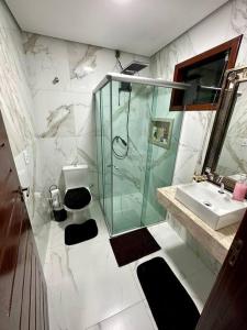 Koupelna v ubytování SerraVista