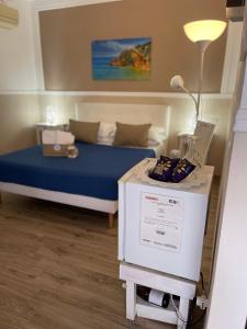เตียงในห้องที่ B&B La Torre