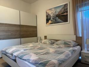 Postel nebo postele na pokoji v ubytování Apartments Zupan