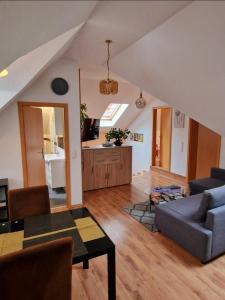 Η κουζίνα ή μικρή κουζίνα στο Privatwohnung Rybczynski
