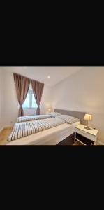 Postel nebo postele na pokoji v ubytování Spacious 2 - Room Apartment - 6 Guests, 24h Check-in, Near Vienna