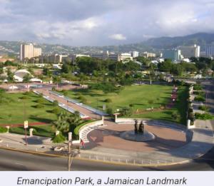 an implementation park a jamaican landmark in a city at JAMI PLACE New Kingston in Kingston