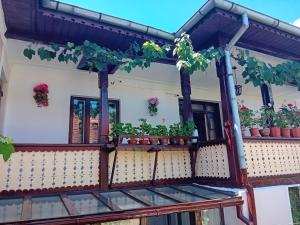 Balkón nebo terasa v ubytování Casa Cristian