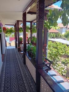 Balkón nebo terasa v ubytování Casa Cristian