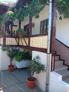 Balkón nebo terasa v ubytování Casa Cristian