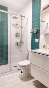 Et badeværelse på AGRO da FONTE- Apartamento