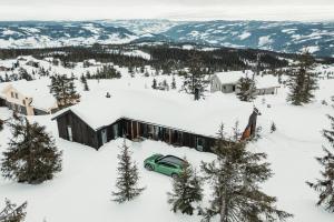 Unique new cabin by Hafjell & Skei with stunning view v zimě