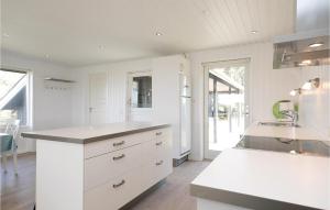 Kuchyň nebo kuchyňský kout v ubytování Holiday Home Frederikkesvej
