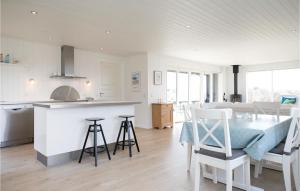 Kuchyň nebo kuchyňský kout v ubytování Holiday Home Frederikkesvej