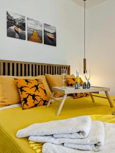Postel nebo postele na pokoji v ubytování I colori della Sicilia