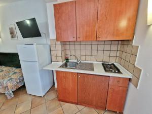 A kitchen or kitchenette at Al Barcoco