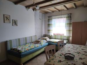 Postel nebo postele na pokoji v ubytování Apartmány Brevant